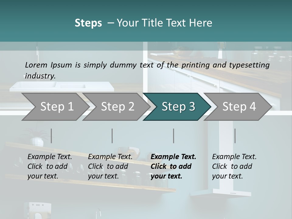 Schatten Architektur Koch PowerPoint Template