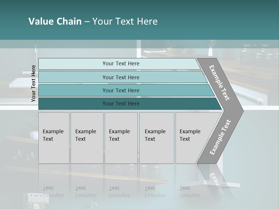 Schatten Architektur Koch PowerPoint Template
