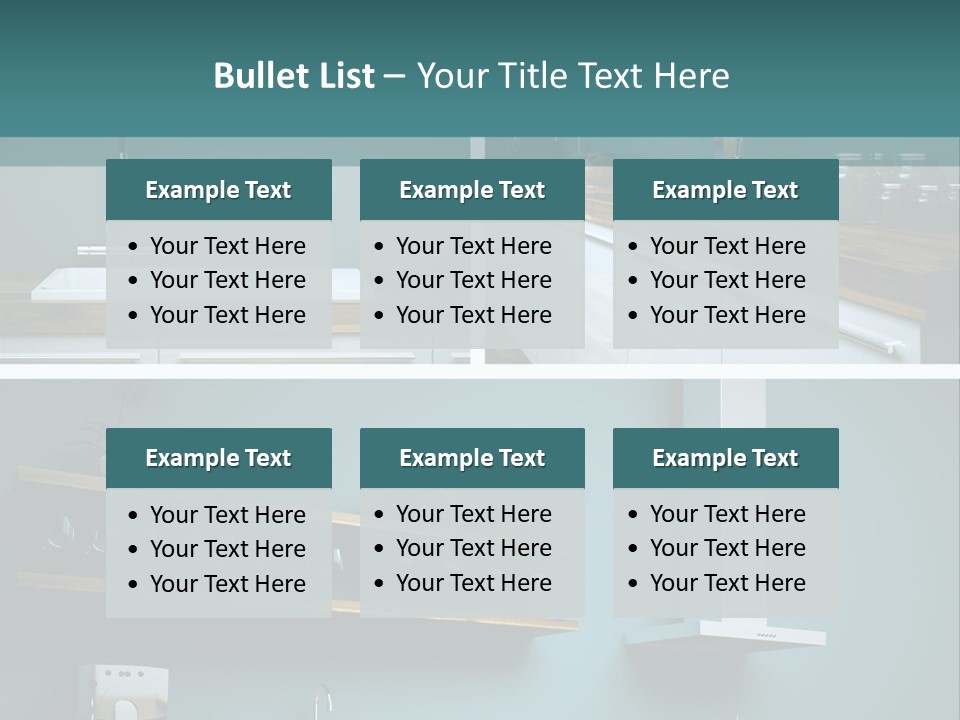 Schatten Architektur Koch PowerPoint Template
