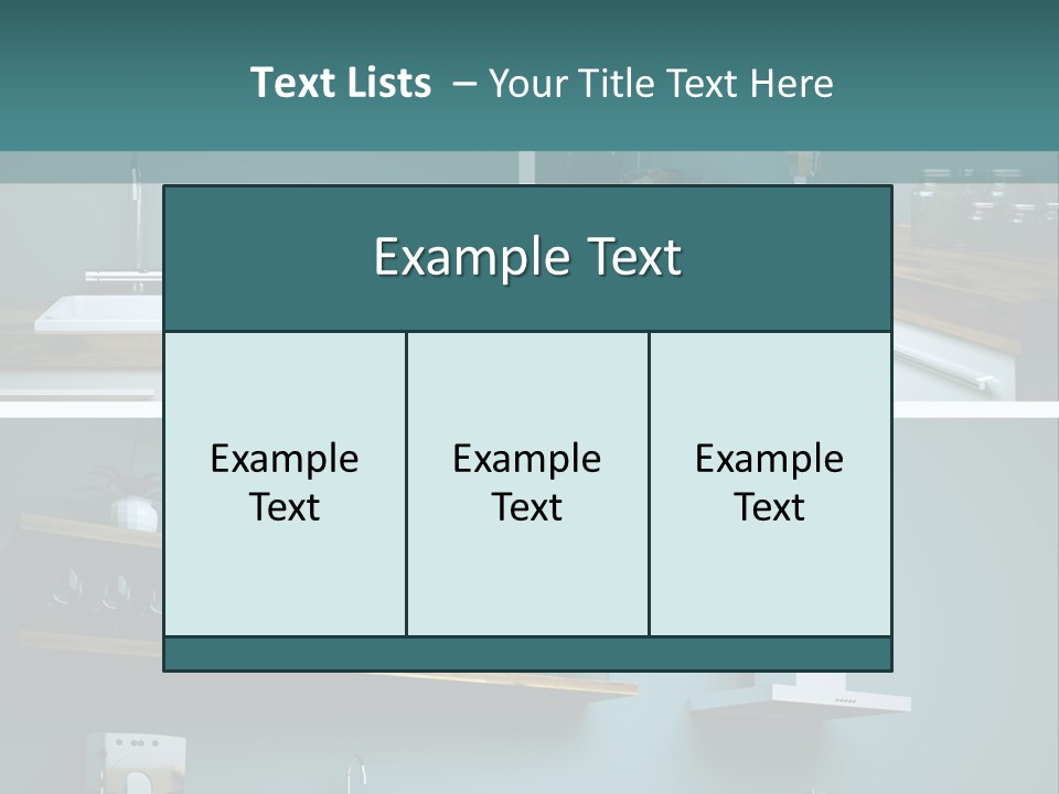 Schatten Architektur Koch PowerPoint Template