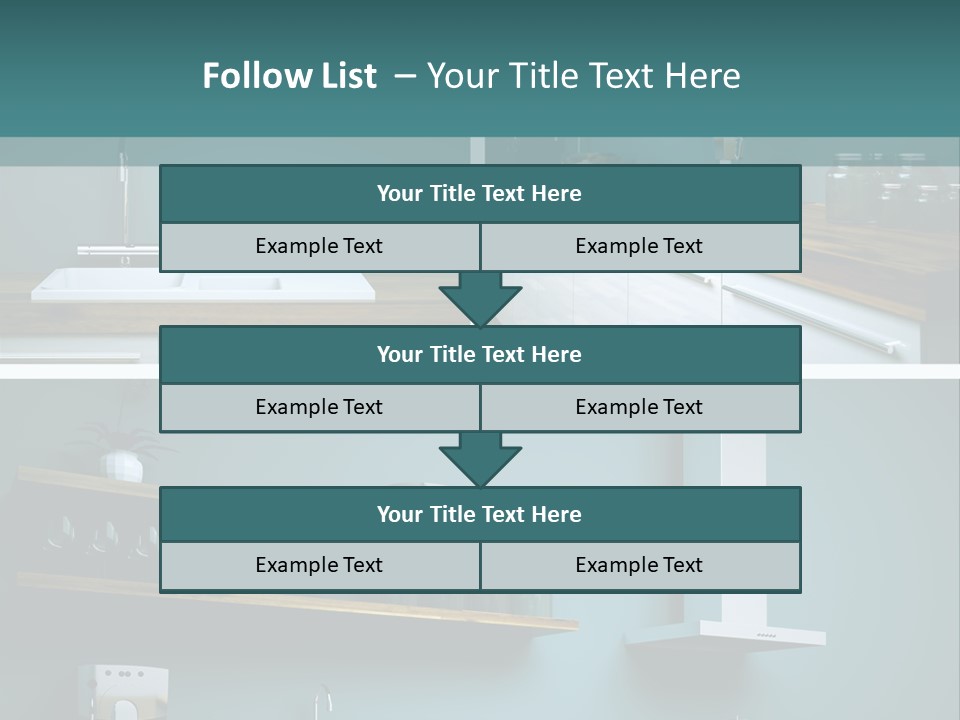 Schatten Architektur Koch PowerPoint Template