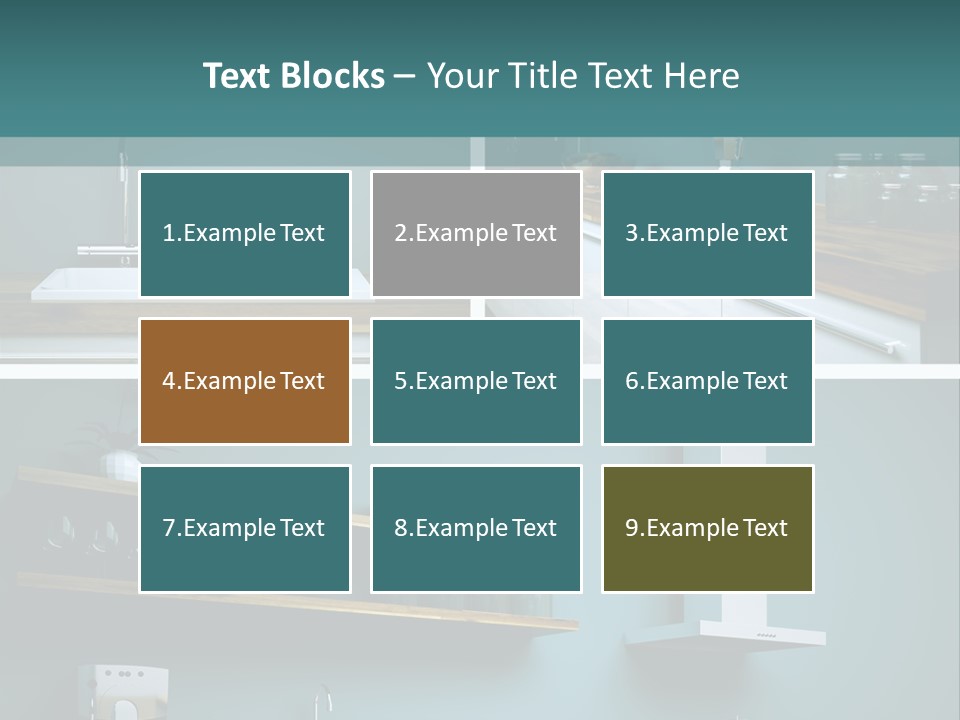 Schatten Architektur Koch PowerPoint Template