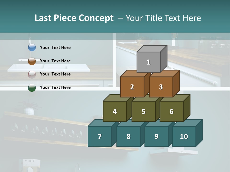 Schatten Architektur Koch PowerPoint Template
