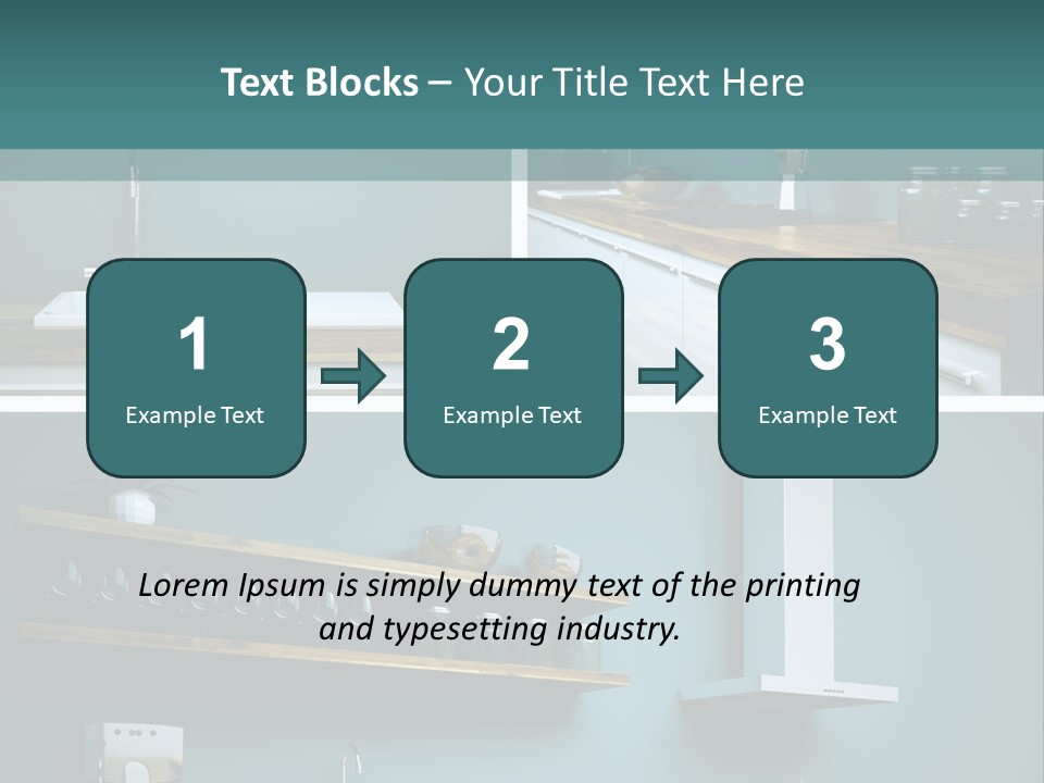 Schatten Architektur Koch PowerPoint Template