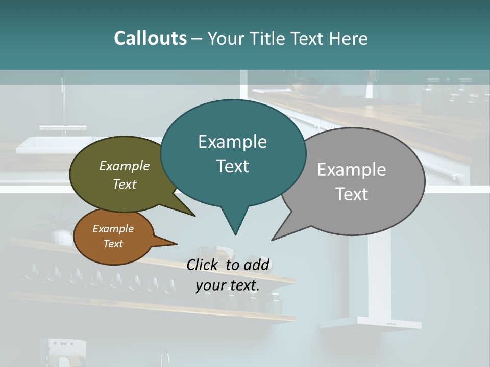 Schatten Architektur Koch PowerPoint Template