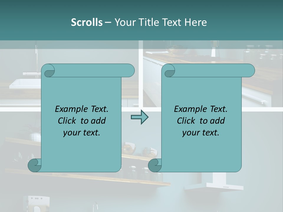 Schatten Architektur Koch PowerPoint Template
