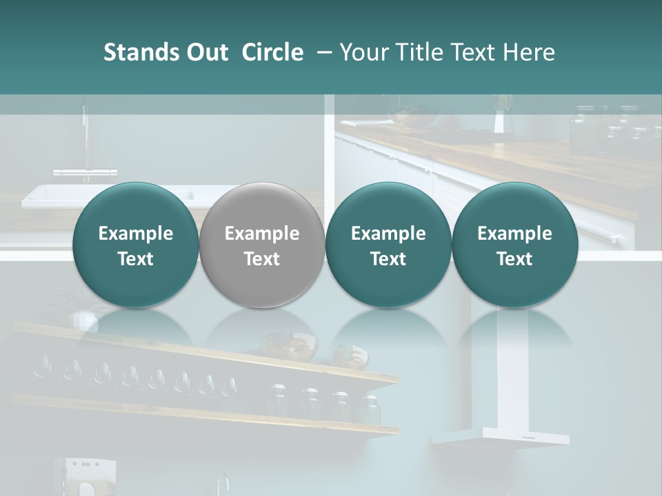 Schatten Architektur Koch PowerPoint Template