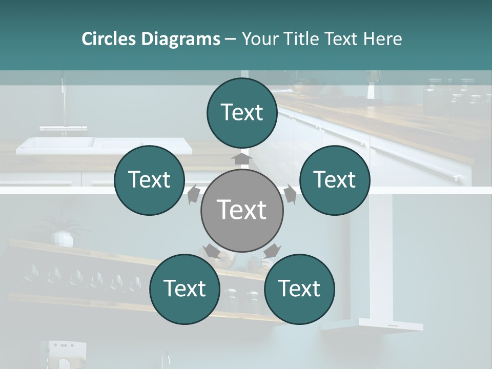 Schatten Architektur Koch PowerPoint Template