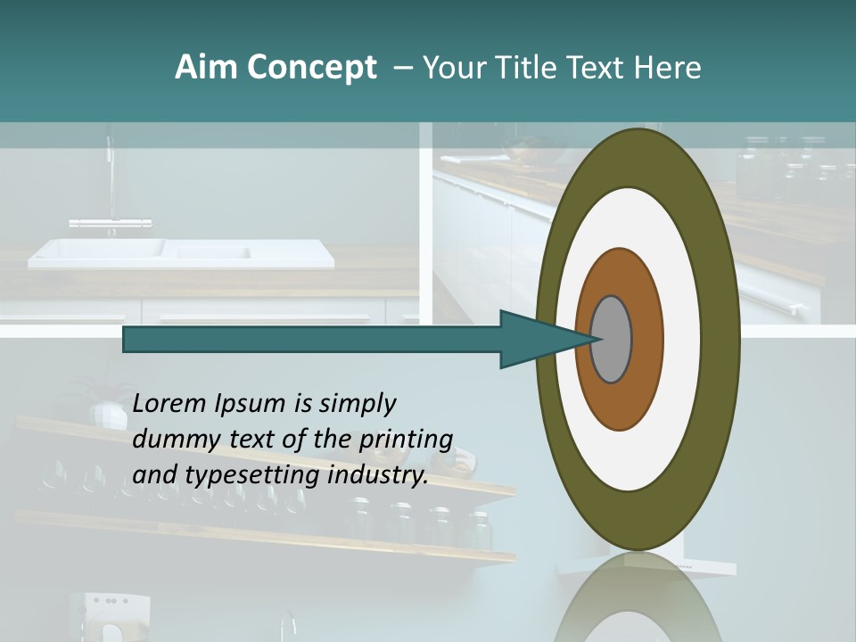 Schatten Architektur Koch PowerPoint Template