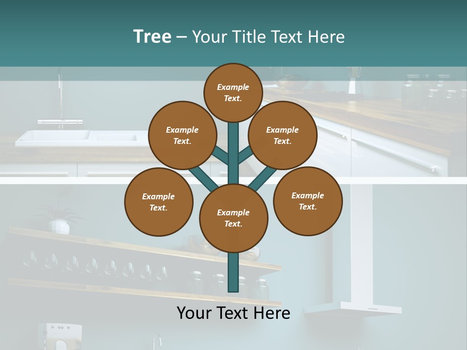 Schatten Architektur Koch PowerPoint Template