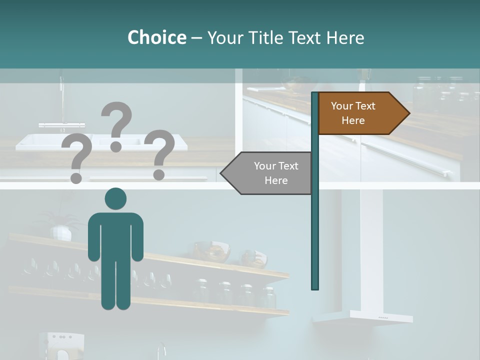 Schatten Architektur Koch PowerPoint Template