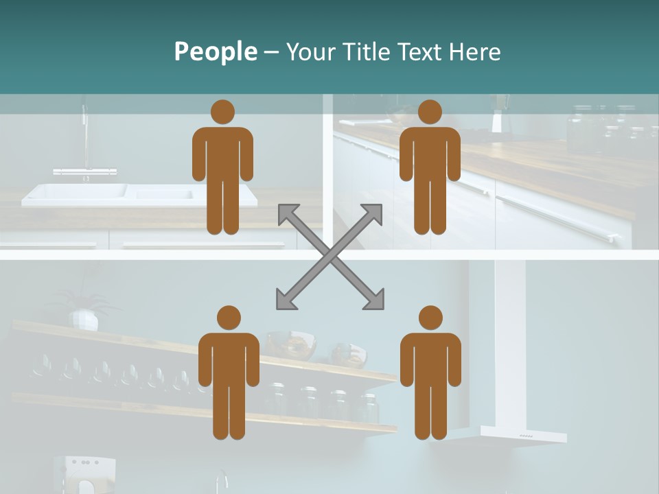 Schatten Architektur Koch PowerPoint Template