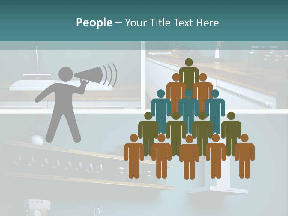 Schatten Architektur Koch PowerPoint Template