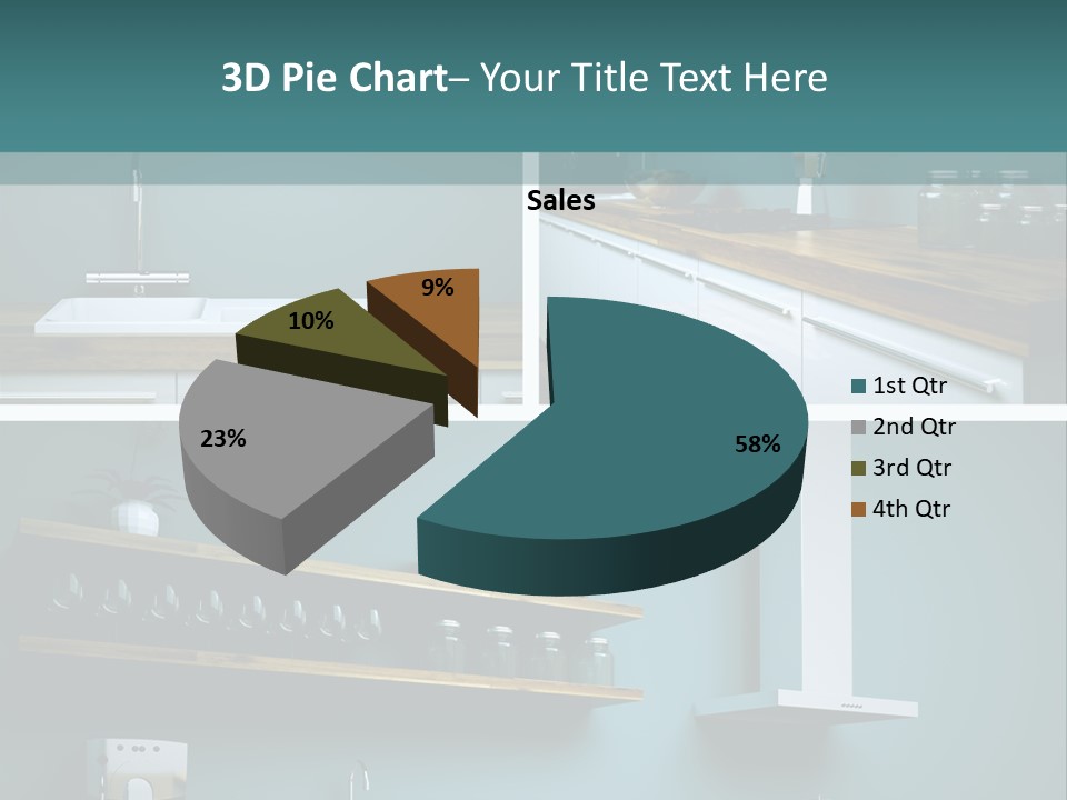 Schatten Architektur Koch PowerPoint Template