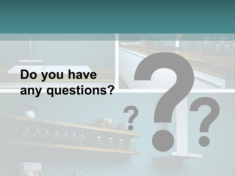 Schatten Architektur Koch PowerPoint Template