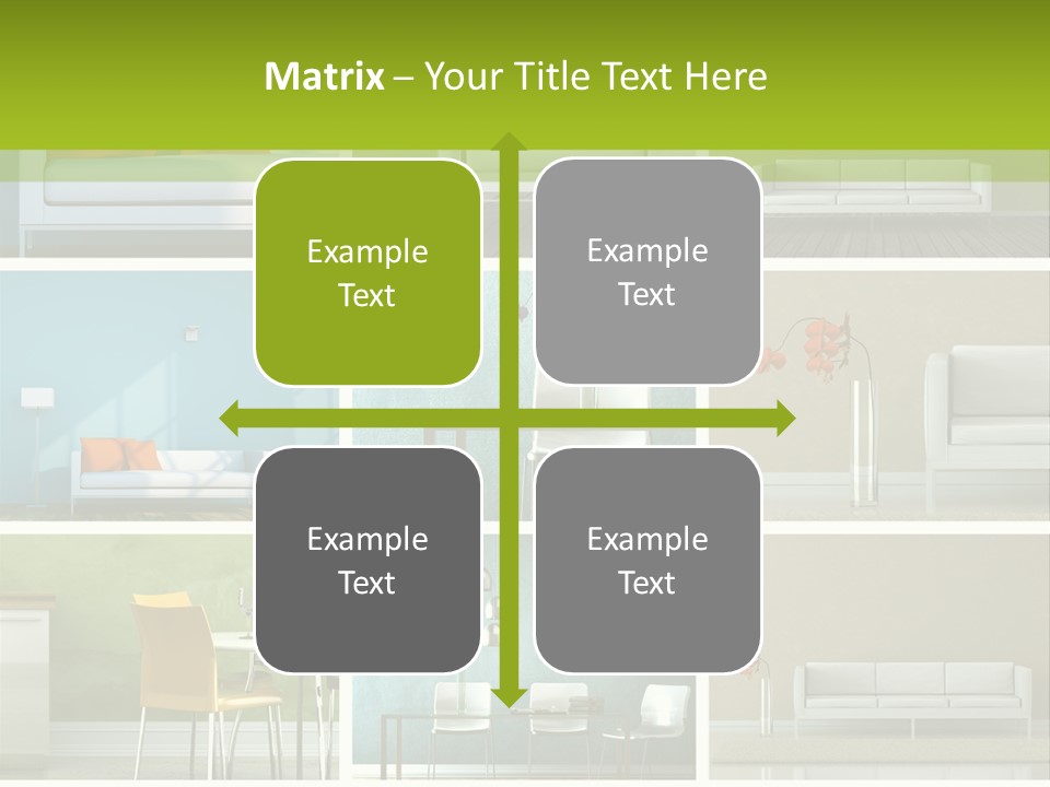 Wohnung Zimmerpflanze Stein PowerPoint Template