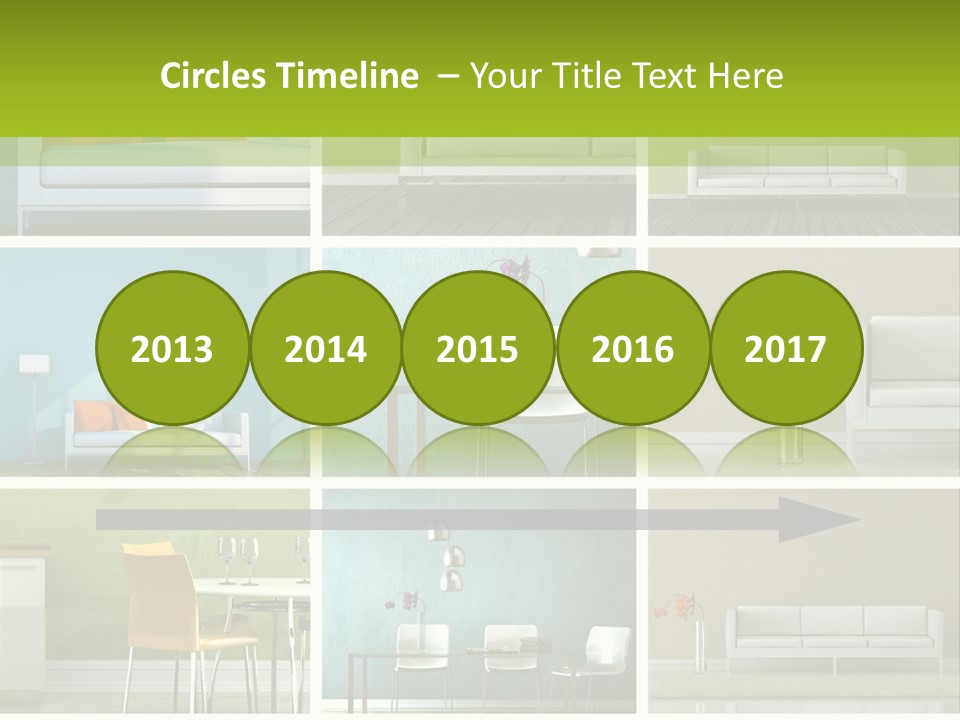 Wohnung Zimmerpflanze Stein PowerPoint Template