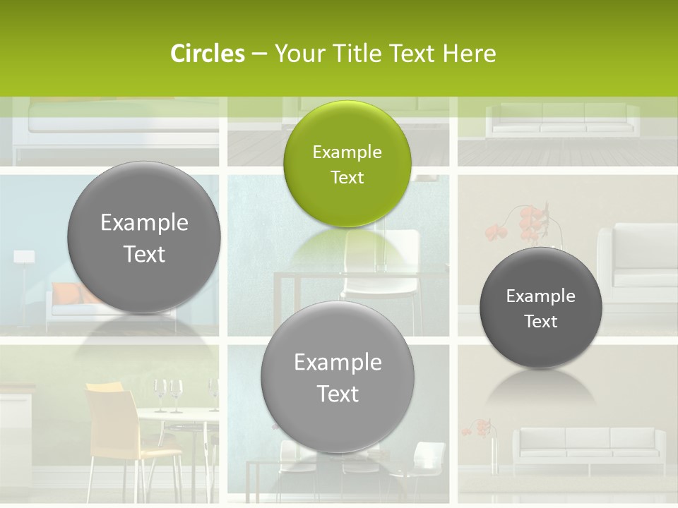 Wohnung Zimmerpflanze Stein PowerPoint Template