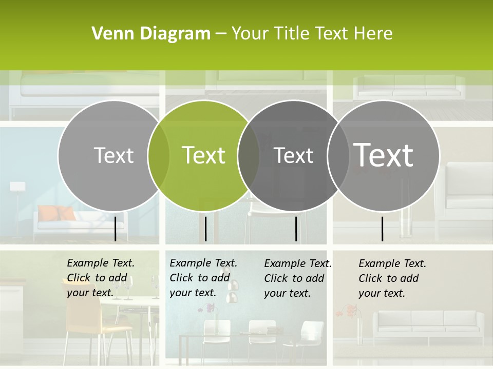 Wohnung Zimmerpflanze Stein PowerPoint Template