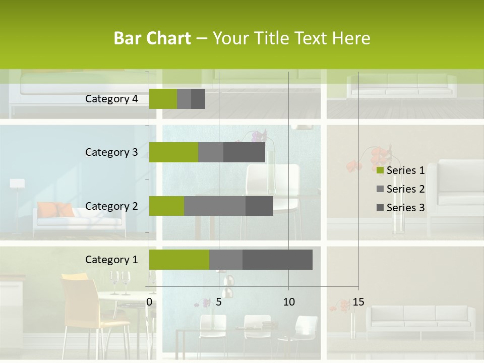 Wohnung Zimmerpflanze Stein PowerPoint Template