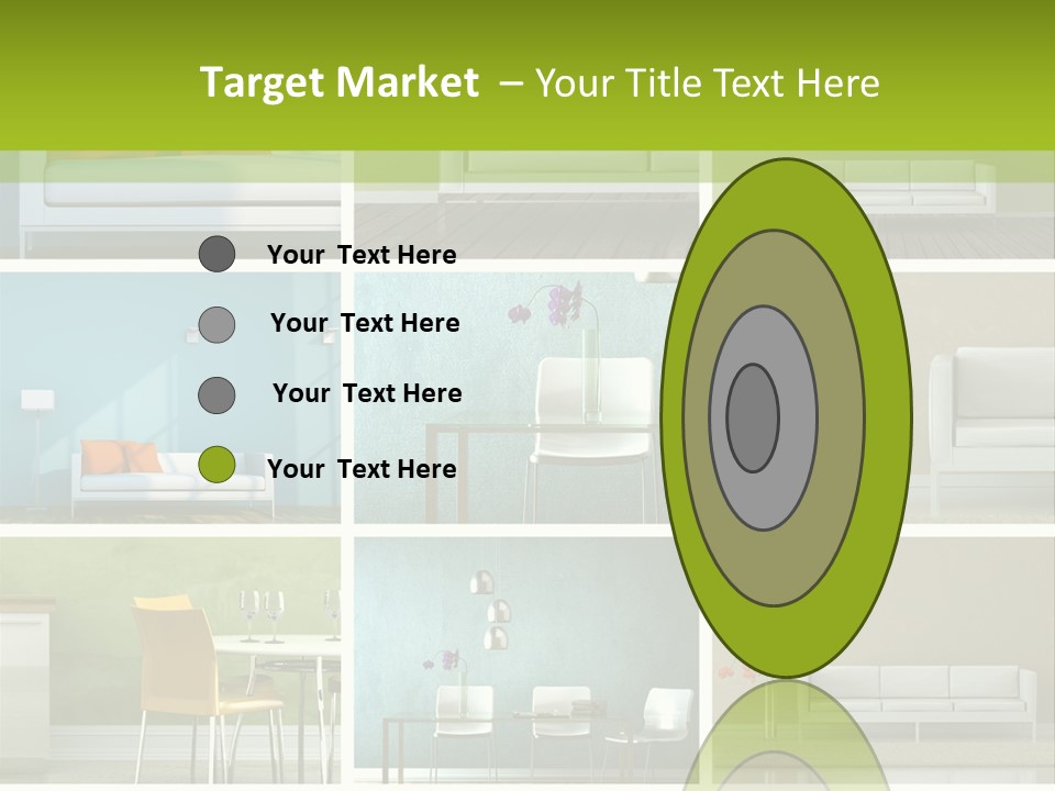 Wohnung Zimmerpflanze Stein PowerPoint Template