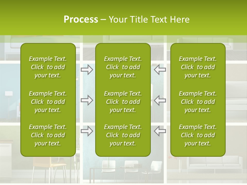 Wohnung Zimmerpflanze Stein PowerPoint Template