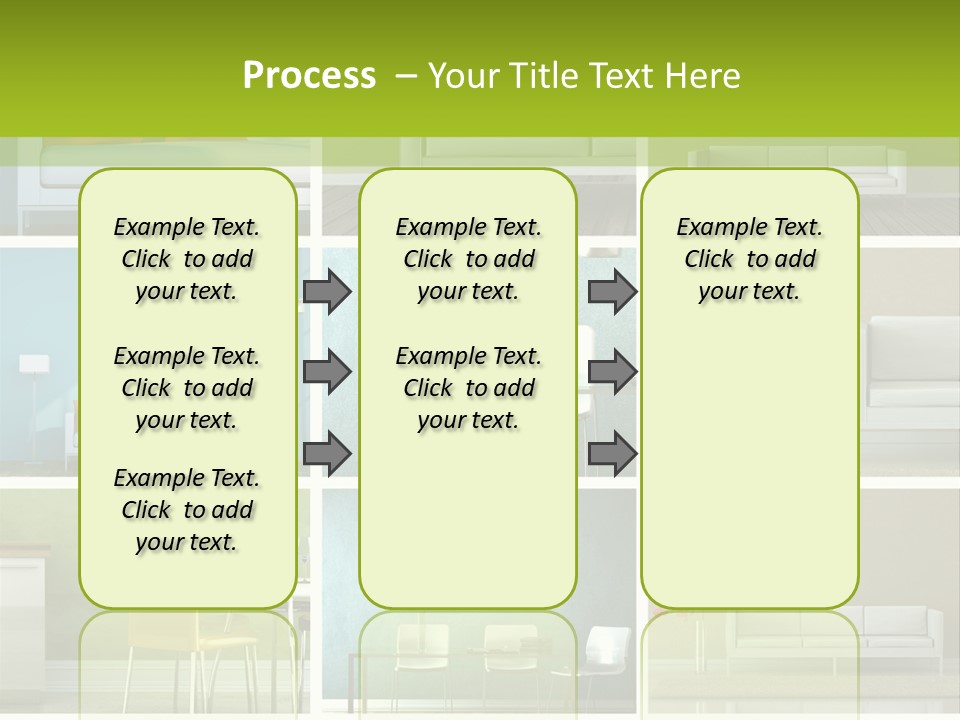 Wohnung Zimmerpflanze Stein PowerPoint Template