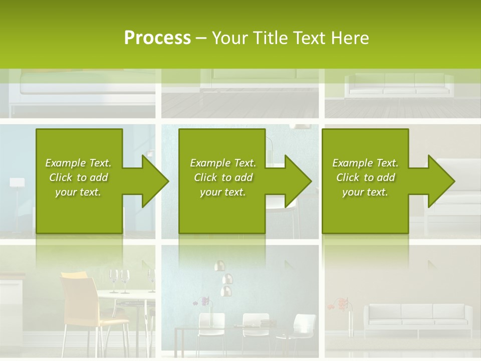 Wohnung Zimmerpflanze Stein PowerPoint Template