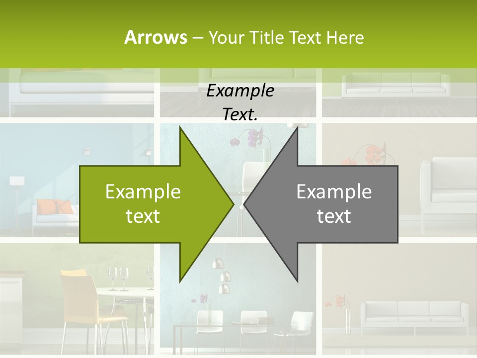 Wohnung Zimmerpflanze Stein PowerPoint Template