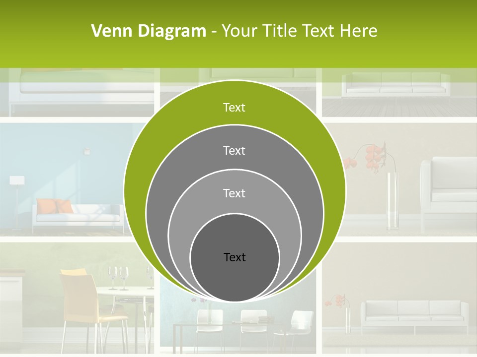 Wohnung Zimmerpflanze Stein PowerPoint Template