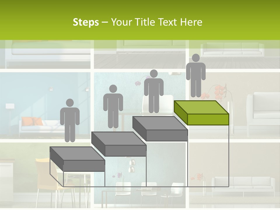 Wohnung Zimmerpflanze Stein PowerPoint Template