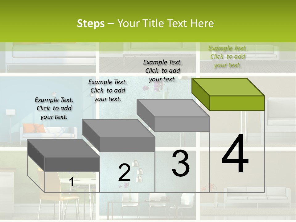 Wohnung Zimmerpflanze Stein PowerPoint Template