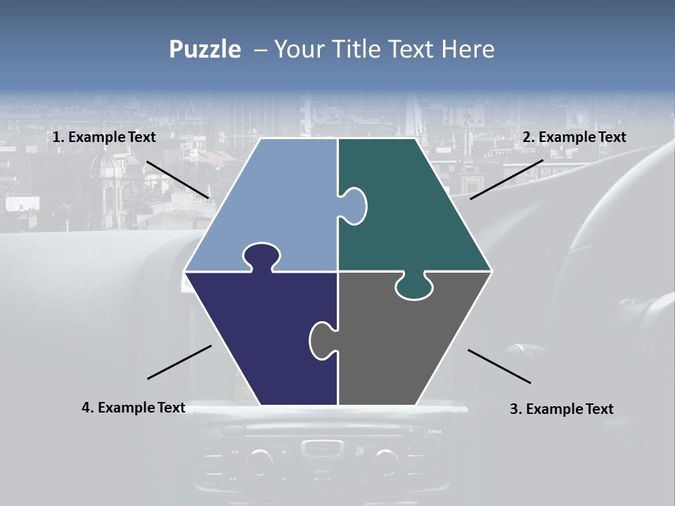 Palazzo Direzione Orizzontale PowerPoint Template