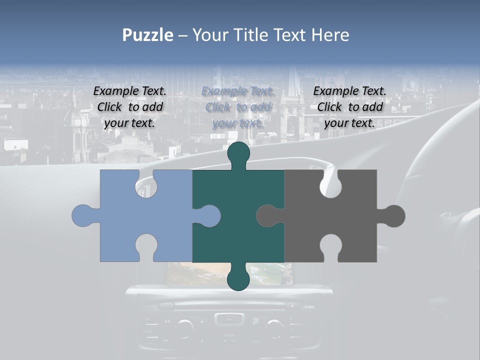 Palazzo Direzione Orizzontale PowerPoint Template