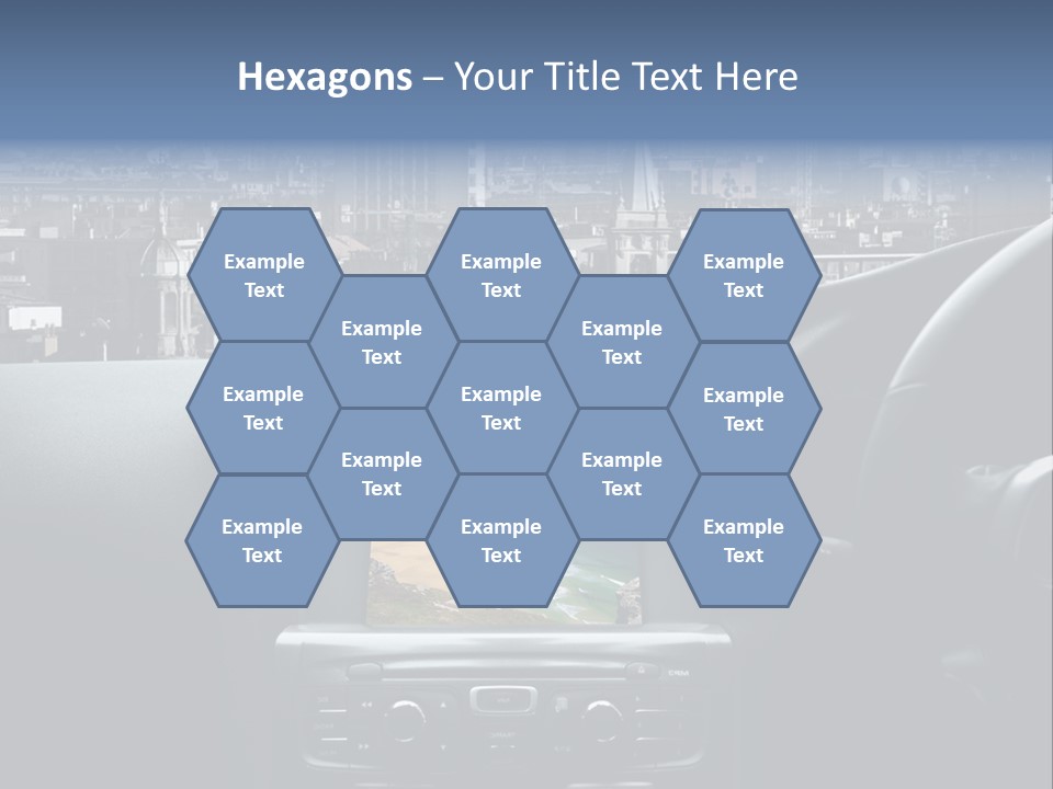 Palazzo Direzione Orizzontale PowerPoint Template