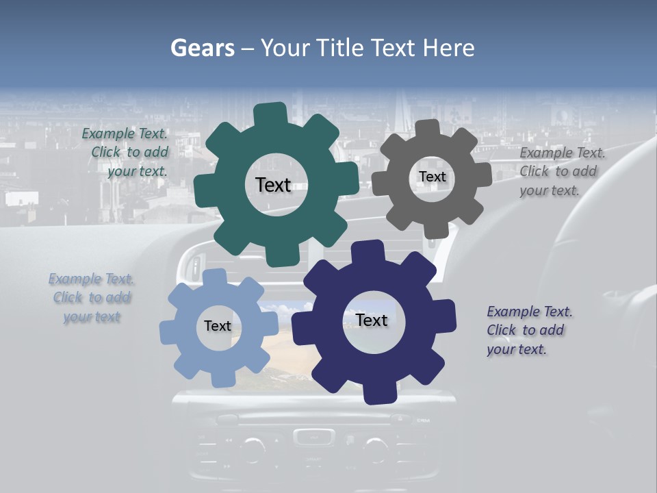 Palazzo Direzione Orizzontale PowerPoint Template