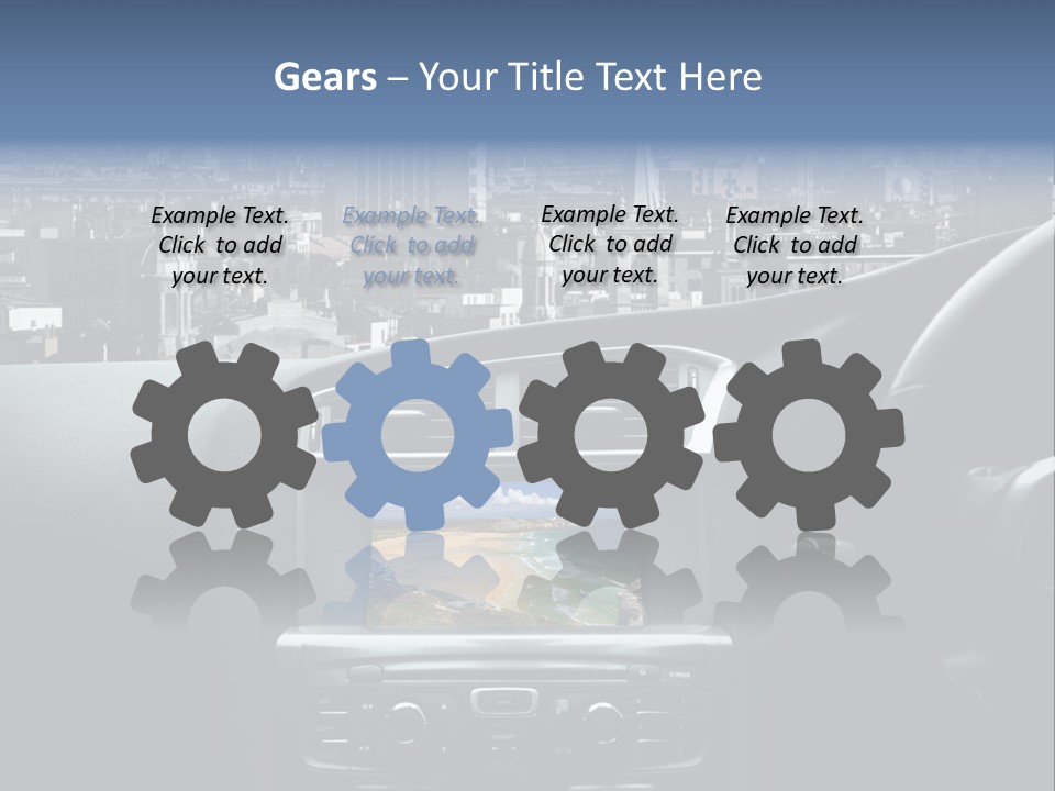 Palazzo Direzione Orizzontale PowerPoint Template