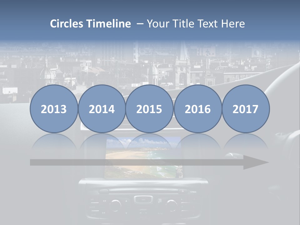 Palazzo Direzione Orizzontale PowerPoint Template