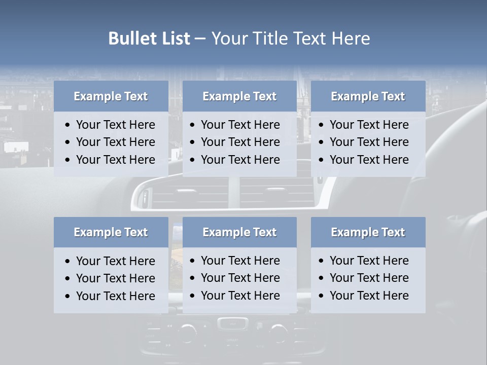 Palazzo Direzione Orizzontale PowerPoint Template