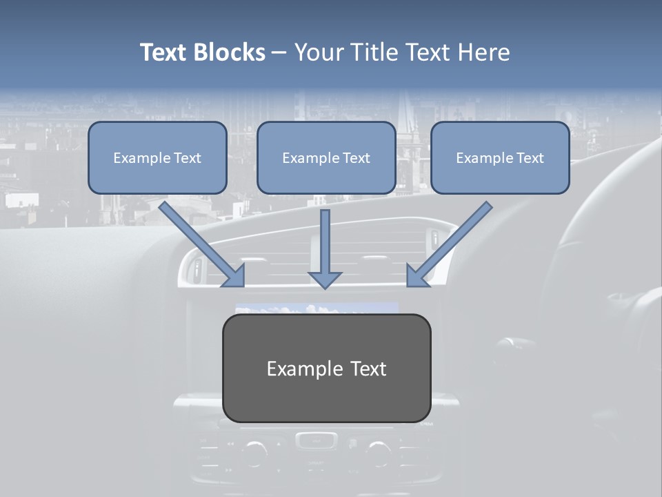 Palazzo Direzione Orizzontale PowerPoint Template
