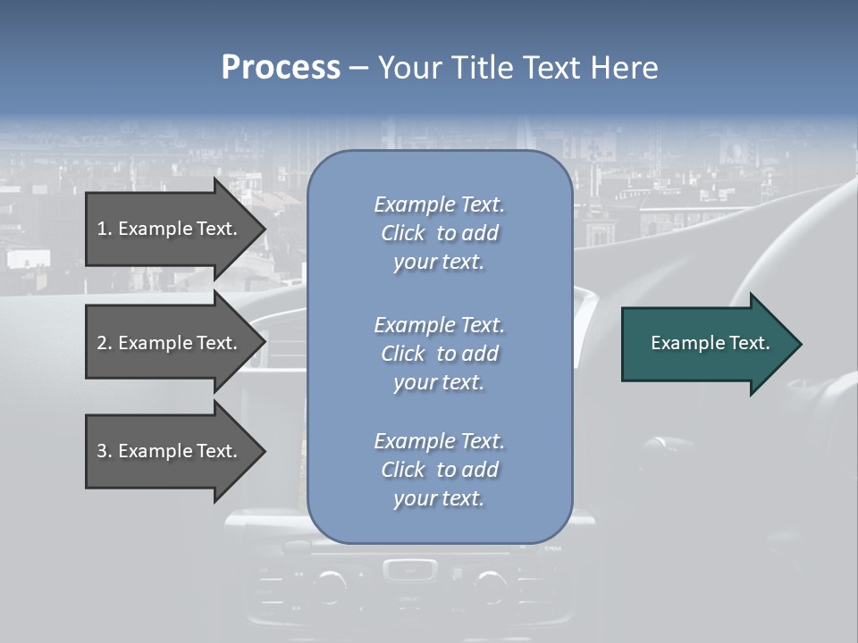 Palazzo Direzione Orizzontale PowerPoint Template