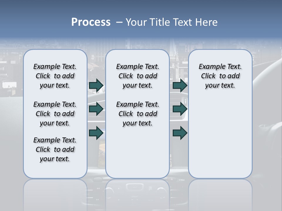 Palazzo Direzione Orizzontale PowerPoint Template