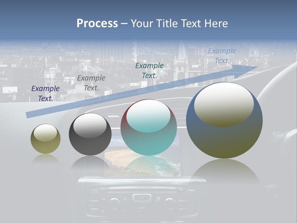 Palazzo Direzione Orizzontale PowerPoint Template