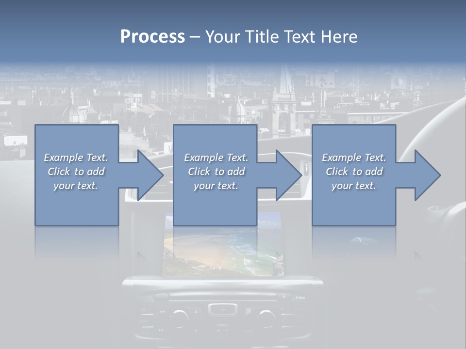 Palazzo Direzione Orizzontale PowerPoint Template