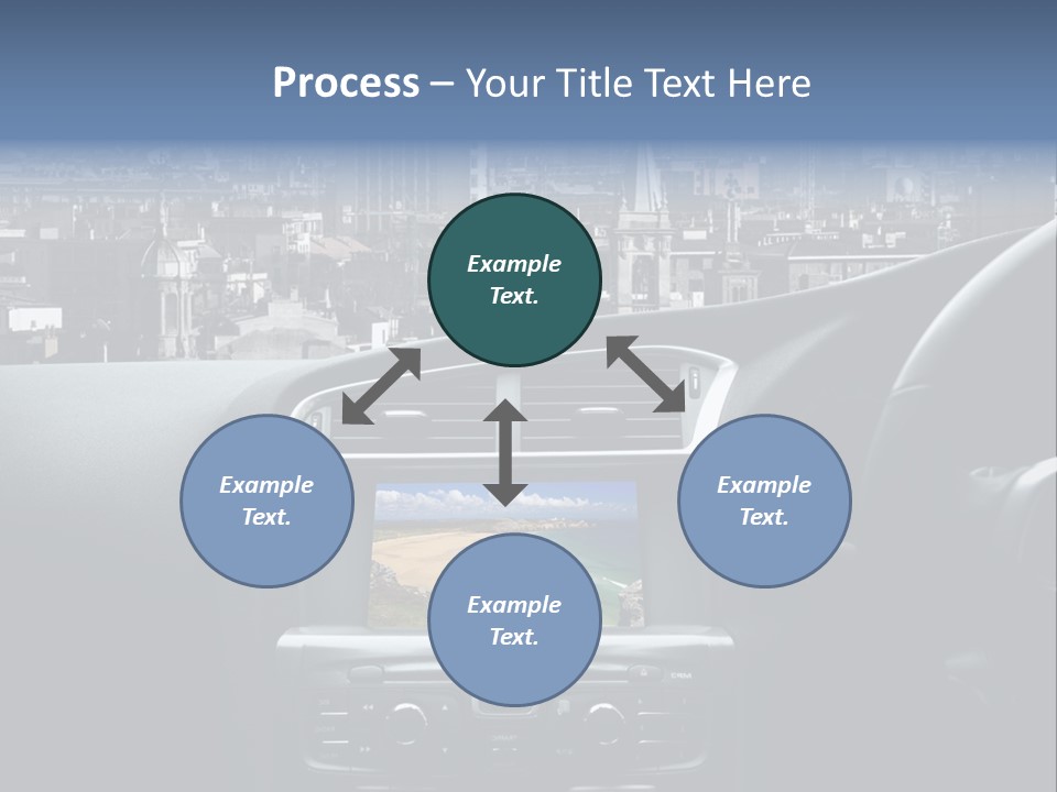 Palazzo Direzione Orizzontale PowerPoint Template