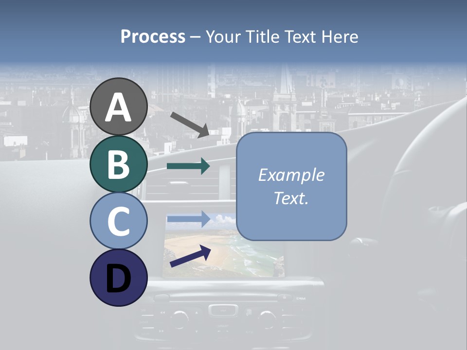 Palazzo Direzione Orizzontale PowerPoint Template