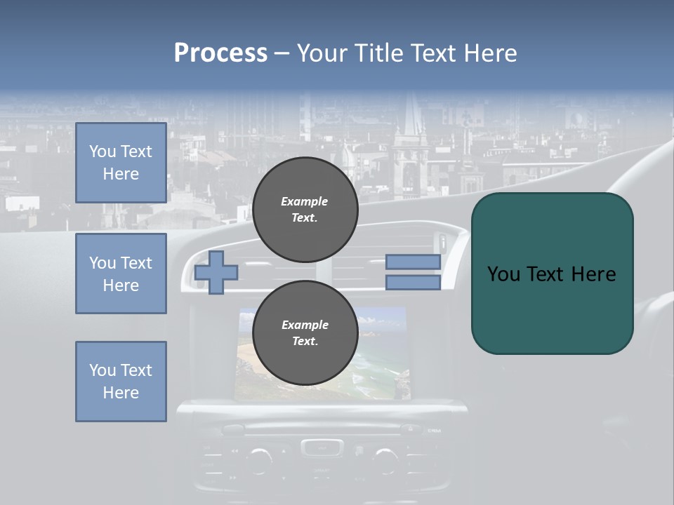 Palazzo Direzione Orizzontale PowerPoint Template