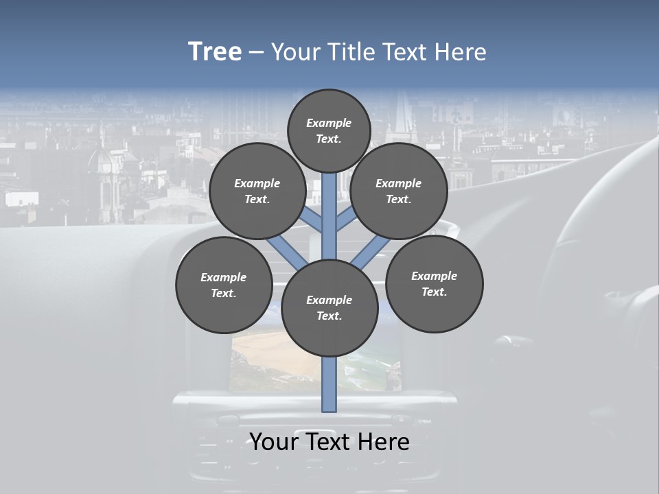 Palazzo Direzione Orizzontale PowerPoint Template