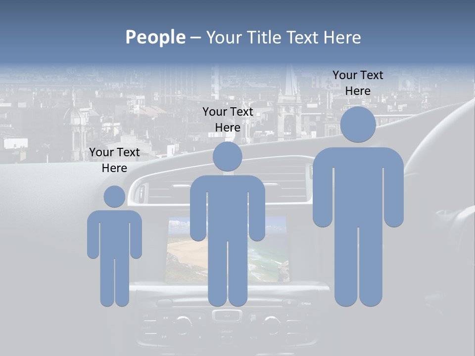 Palazzo Direzione Orizzontale PowerPoint Template