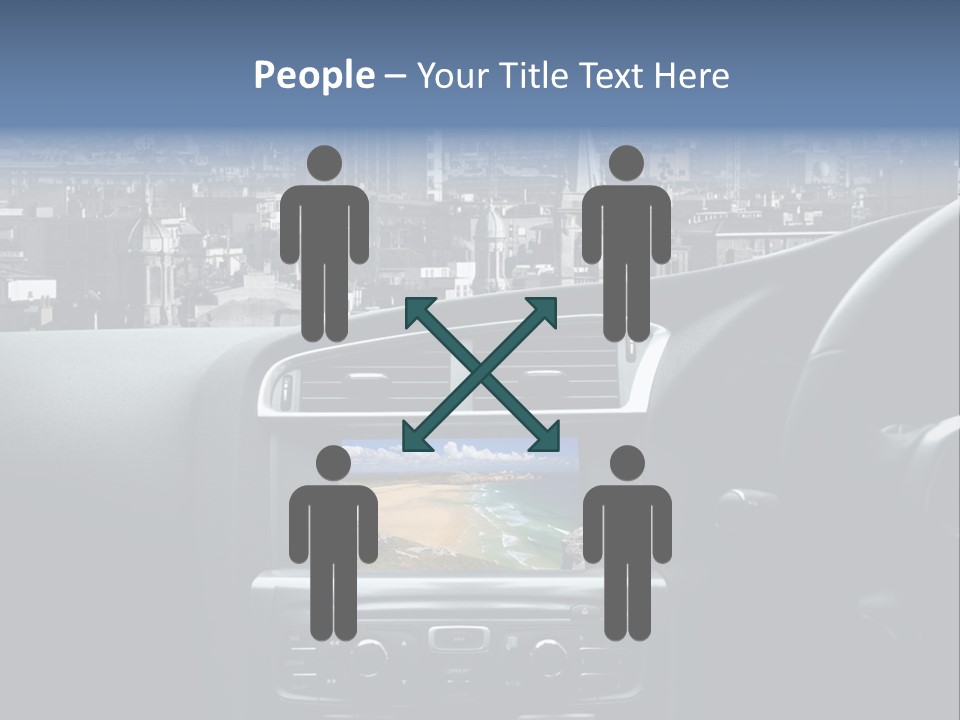 Palazzo Direzione Orizzontale PowerPoint Template